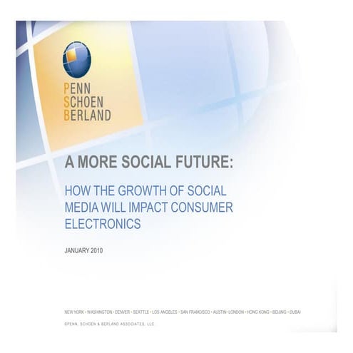 Social Media Impact On Consumer Electronics: American Market Segmentation Sur...
