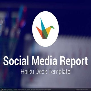 Social Media Report Template