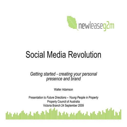 Social Media Revolution - Creating Your Personal Online Profile
