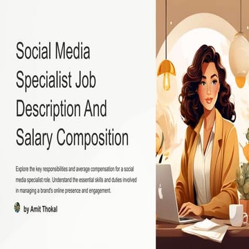 Social Media Specialist Job Description And Salary Composition
