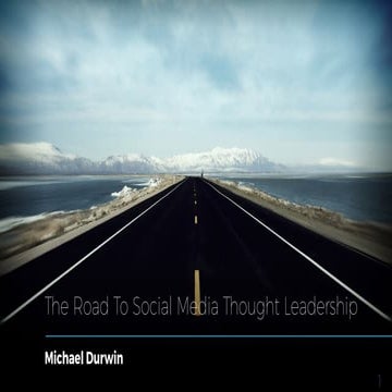 Social media thought leadership