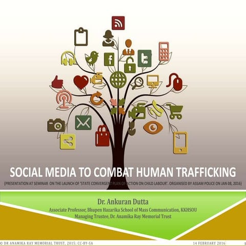 Social media to combat human trafficking