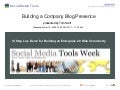 Building a company blog presence - 14 step demo