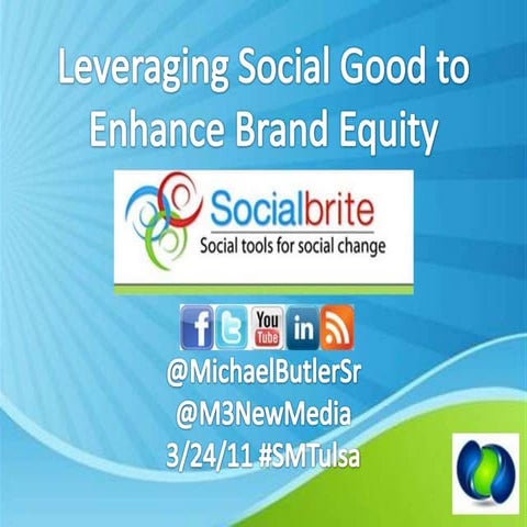 Leveraging Social Good to Enhance Brand Equity