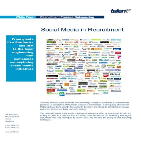 Social Media in Recruitment