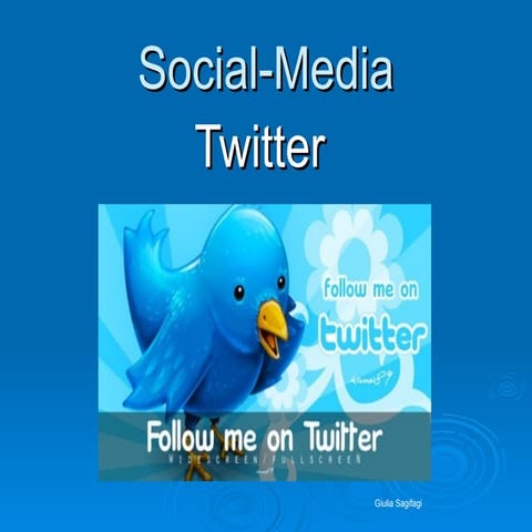 Social Media Twitter