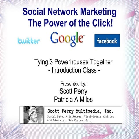 Social  Network  Marketing 1.0
