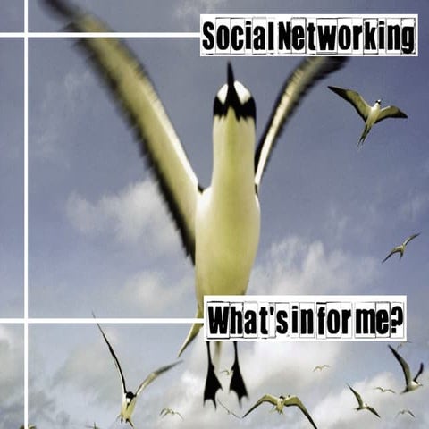 Social Networking: Whats in for me?