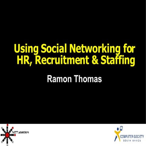 Social Networking and Staffing