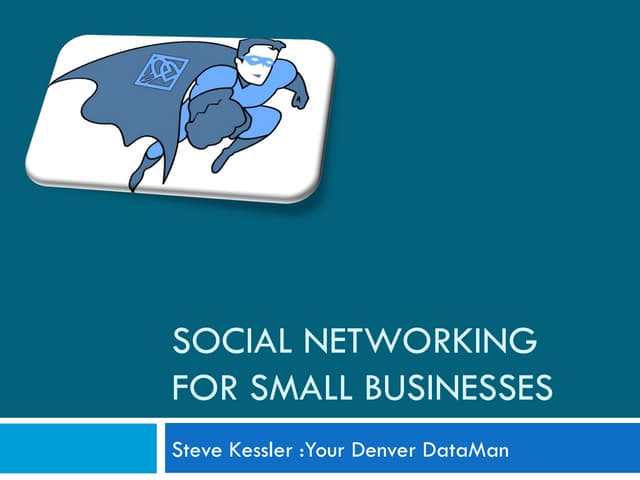Social Networking For Small Business Edited