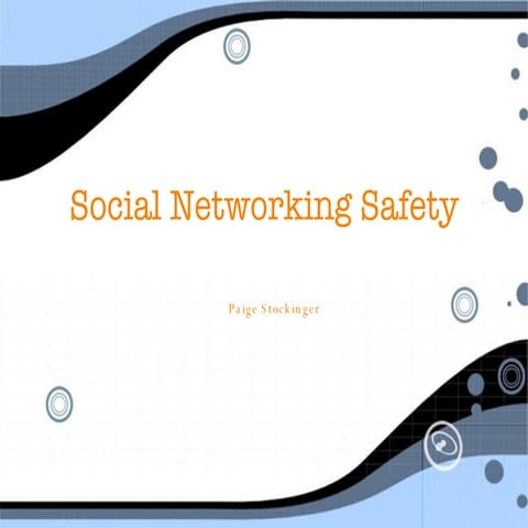 Social Networking Safety