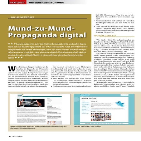 Einführung Soziale Netzwerke