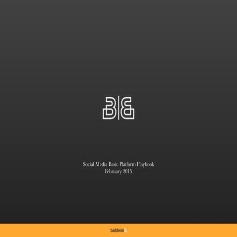 Social Platforms Playbook