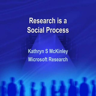 Research is a Social Process