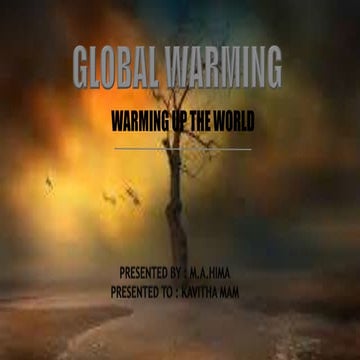 Social    ppt -  global warming