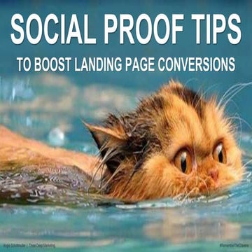 Social Proof Landing Page Conversion Optimization