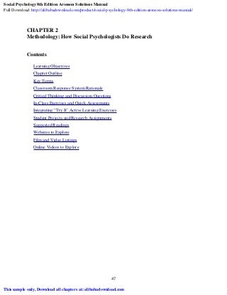 social psychology kassin 10th edition pdf download