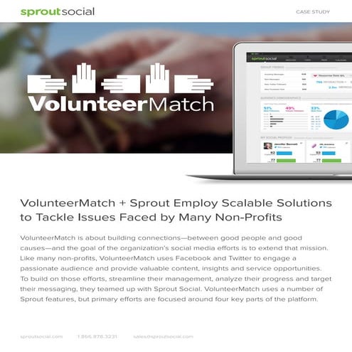 Case Study: VolunteerMatch & Sprout Social