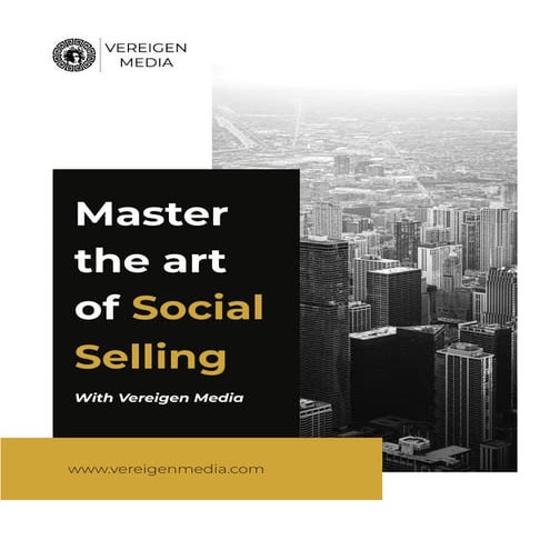 Master the art of Social Selling to increase sales by fostering relationships...