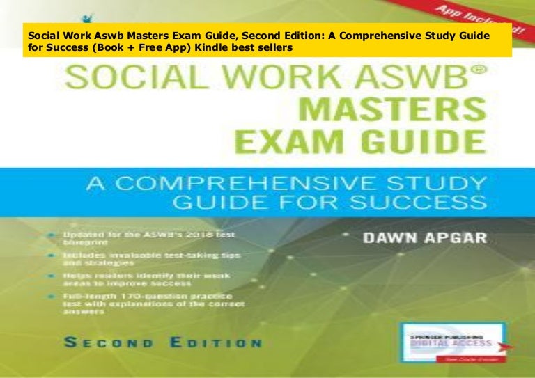 Social Work Aswb Masters Exam Guide, Second Edition A Comprehensive
