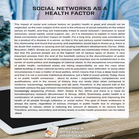 Social Work Research Proposal Example | PDF