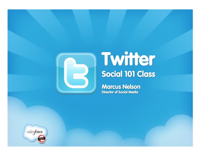 Social 101 - Twitter 