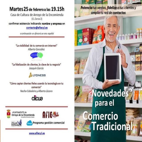 Social 4U presentación AFIECYL comercio tradicional