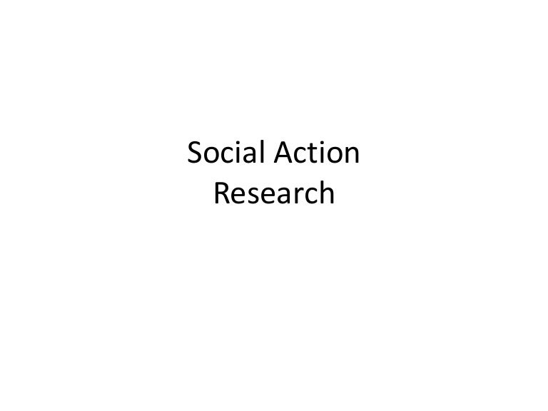 Social action research ideas