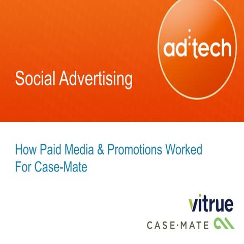 adtech SF 2012 Social advertising how paid media and promotions works by Regg...