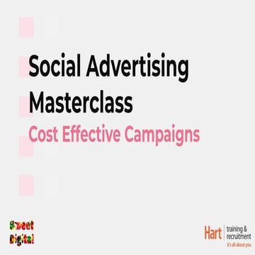 Social Advertising Masterclass