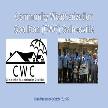 Social Media Strategy- Community Weatherization Coalition
