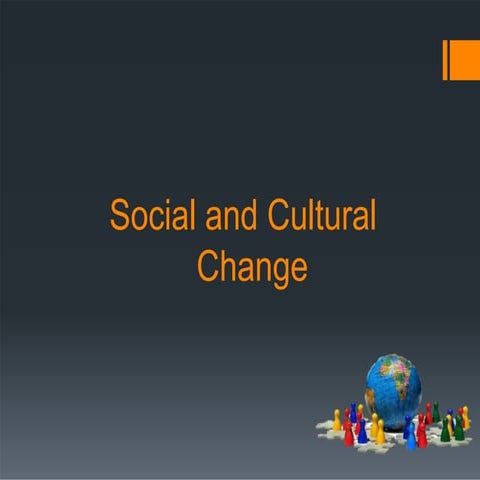 social and cultural change in social psychology