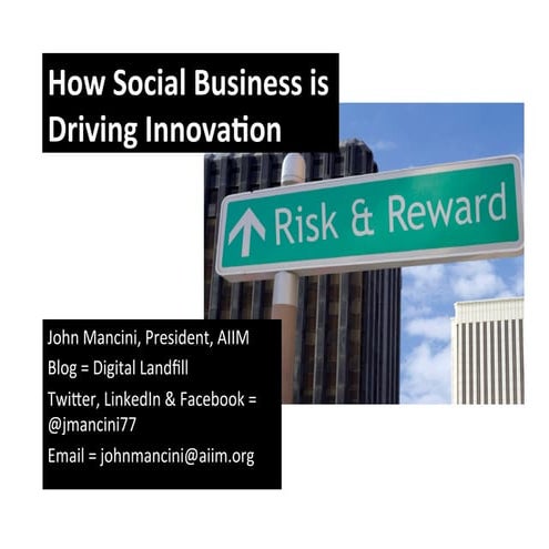 How can social technologies be used to drive processes and innovation?