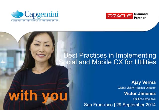 Best Practices in Implementing Social and Mobile CX for Utilities