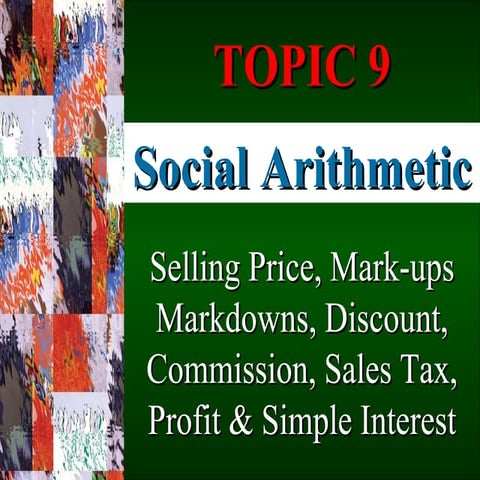 Social arithmetic