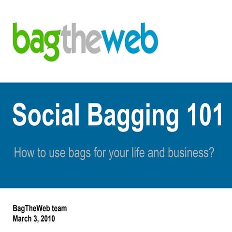 Social Bagging 101