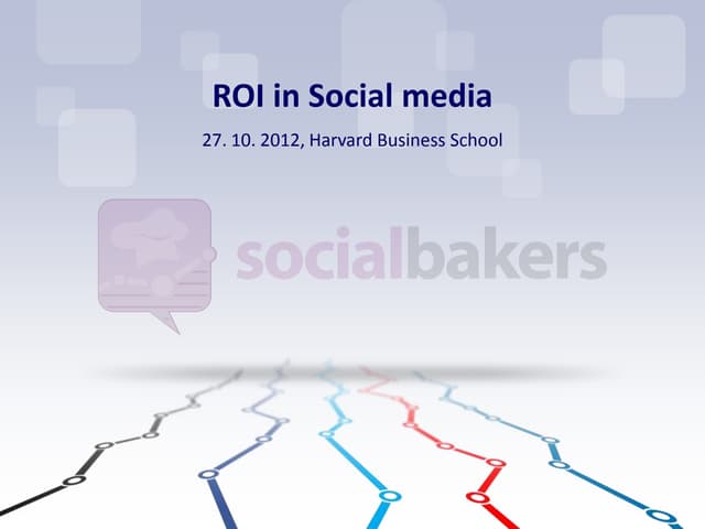 Socialbakers Harvard Presentation