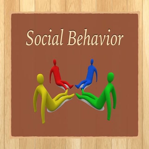 Social Behavior Part 1