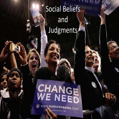 Social beliefs in social psychology