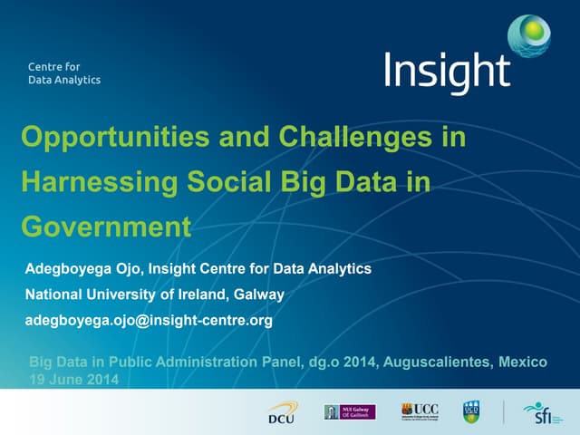 Social Big Data in Government