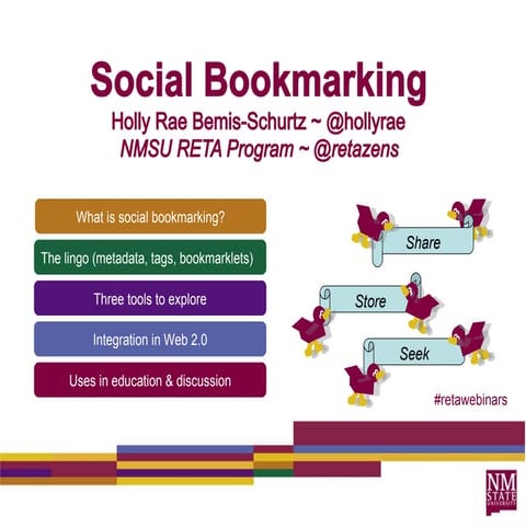 Social Bookmarking (RETA Webinar)