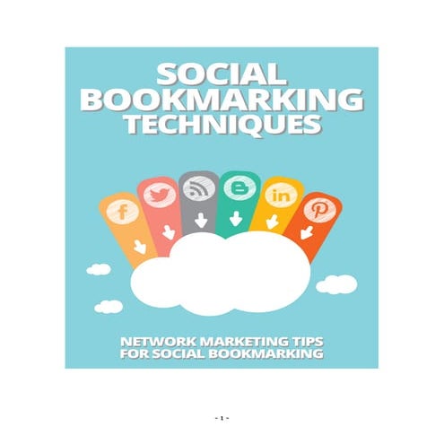 Social bookmarking techniques