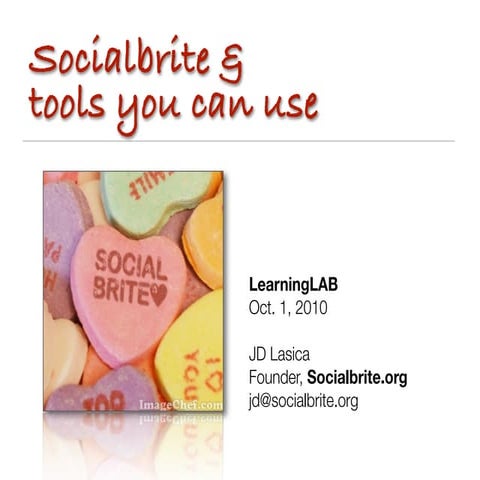 Socialbrite & social tools for social change