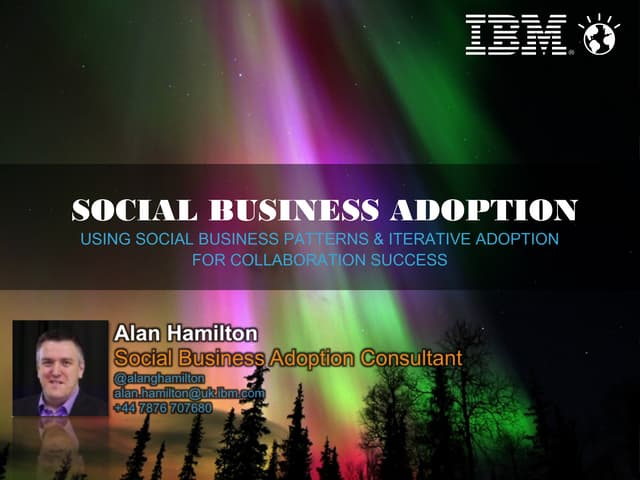 Social business adoption