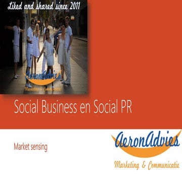 Social business and Market Sensing