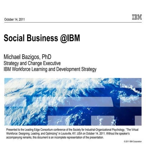 Social Business At IBM