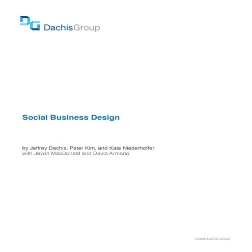 Social Business Design