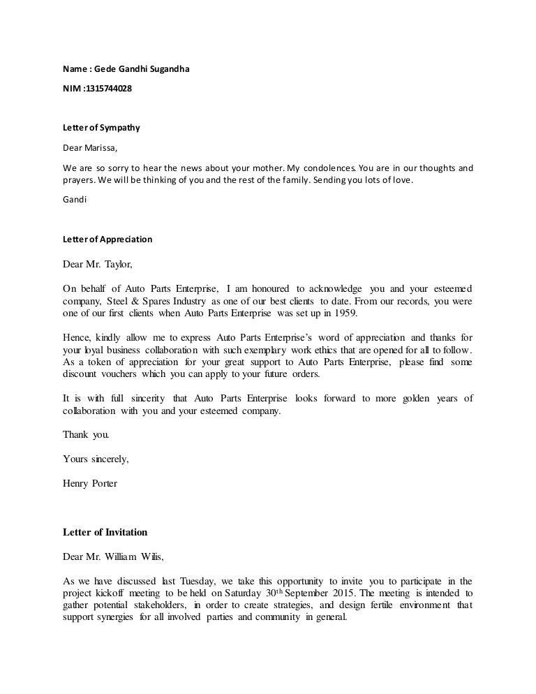 social business letter buissness letters