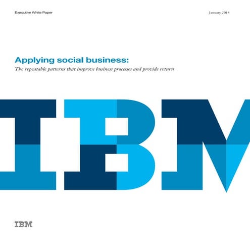 Social business patterns whitepaper 2014