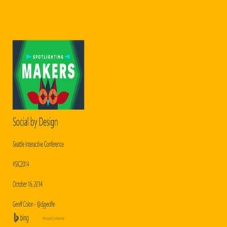 Social by Design REMIXED by Geoff C...